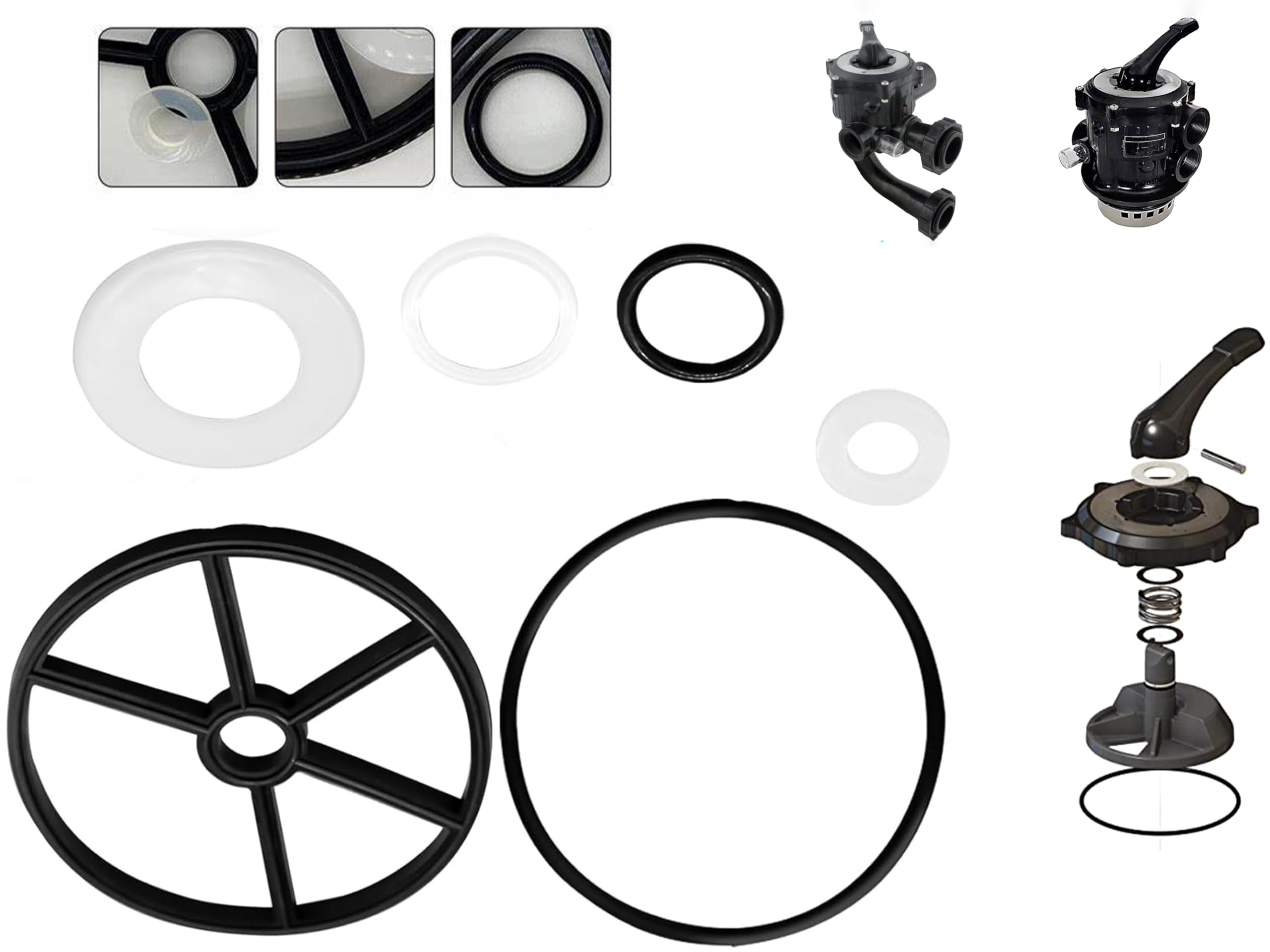 Amazon.com: Pool Filter Parts Spider Gasket Kit,SP0710 Pool Pump